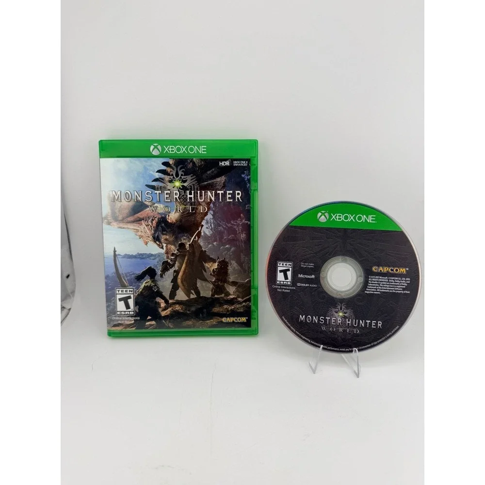 Monster Hunter World Xbox One 2018 Capcom Action RPG Game HDR‎ Enhanced T Rated